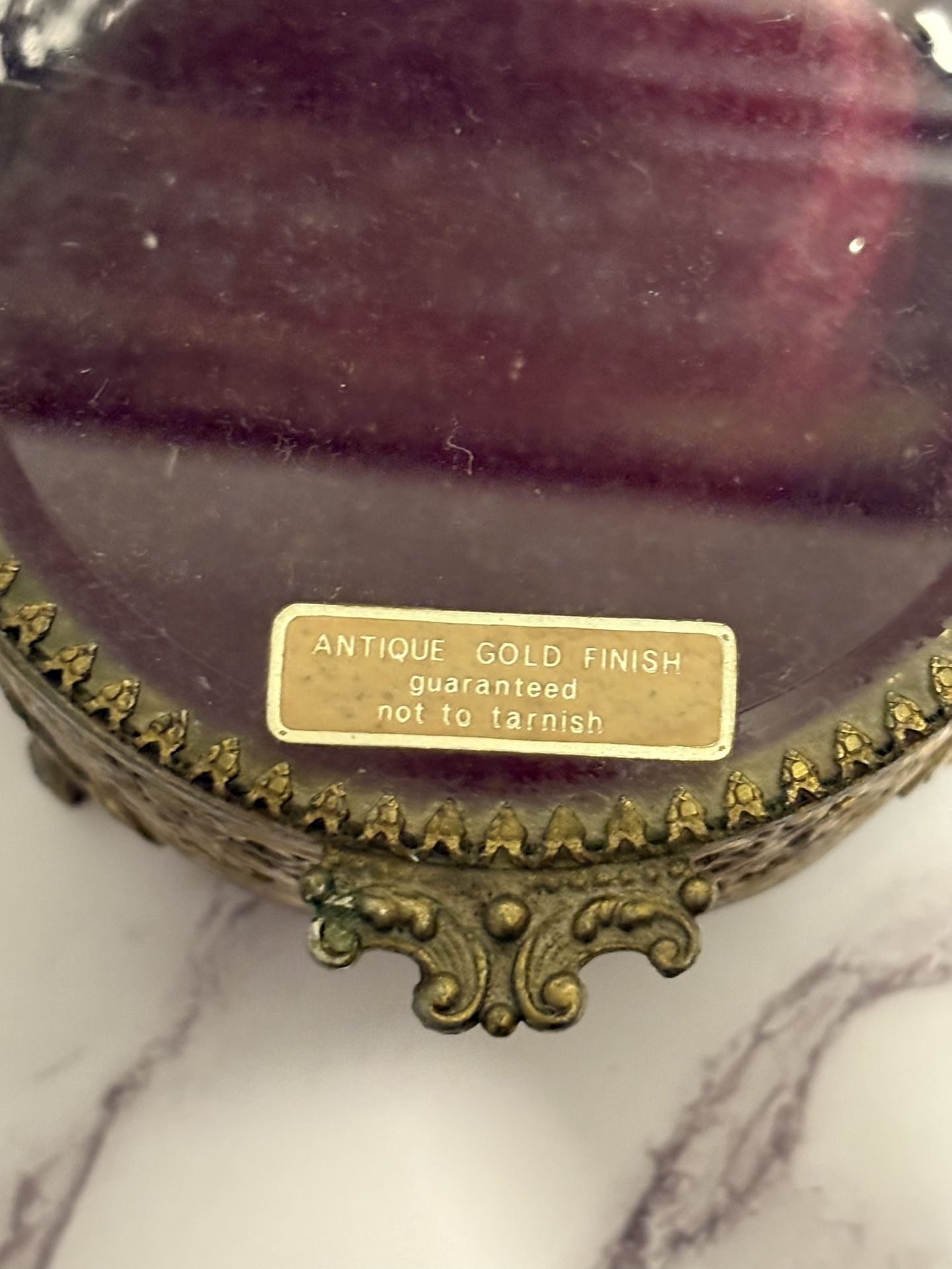 Antique Gold Jewelry Casket 