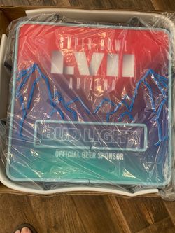 Bud light neon sign (superbowel)