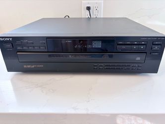 Sony CDP-C265 5 CD Compact Disc Changer Player/No Remote - See Video - TESTED