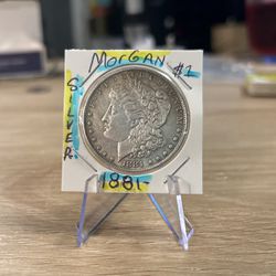 1881 Morgan Silver Dollar 💯🇺🇸✨
