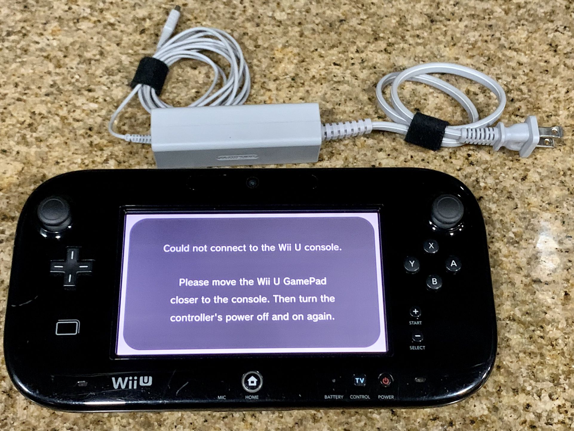 Nintendo Wii U Gamepad n Charger ONLY