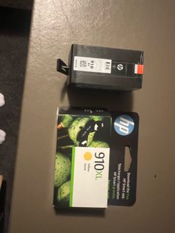 Genuine HP 910XL XL Black & Yellow Ink Cartridges – New