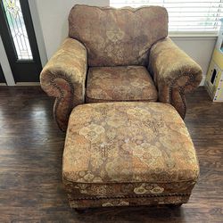 Single Seater Sofa Chair & Ottoman