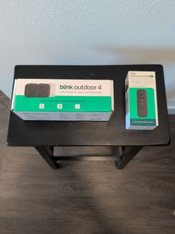 Blink Outdoor 4 Camera System + Battery Doorbell Bundle