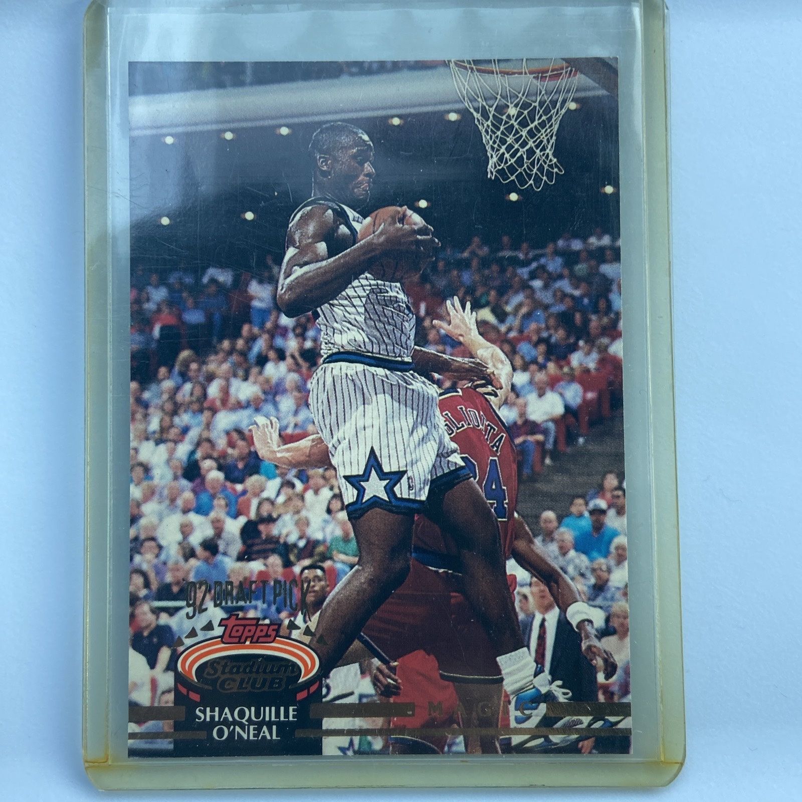 Shaquille O'Neal – Orlando Magic 1992-93 Topps Stadium Club '92 Draft –