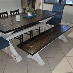 Dinner table and chairs