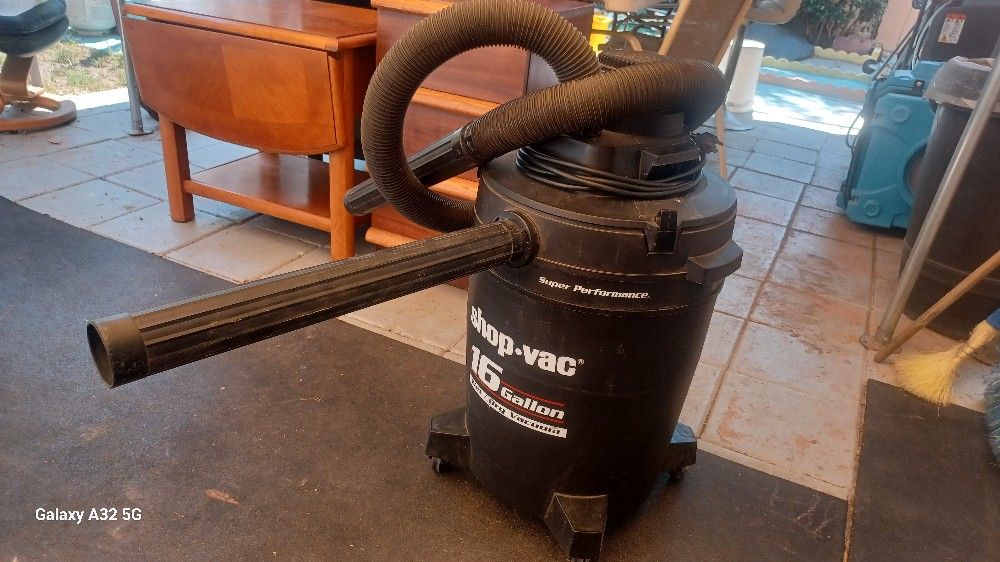 SHOP..VAC.16 GALLONS WET/ DRY VACUUM..