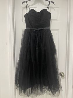 Tulle Tea Length prom Dress