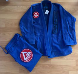 Gracie Barra Atleta Kimono F6 Blue Jacket Jiu jitsu MMA Judo Gi Set Cotton