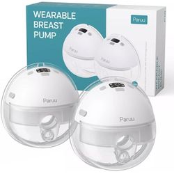 P10 Hands-Free Breast Pump Wearable, 338 Mmhg Strong Suction, Low Noise, 4 Modes