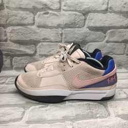 NIKE Mens Size 10.5 Ja Morant 1 GUAVA ICE MEDIUM SOFT PINK/WHITE/BLACK