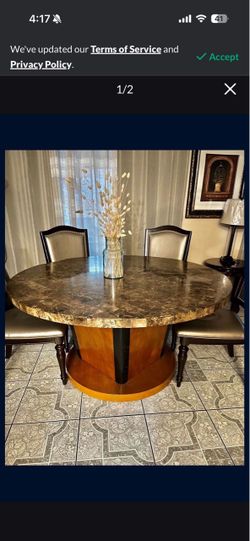 HIGH QUALITY MARBLE DINING TABLE