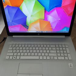Silver HP 17.3” Laptop