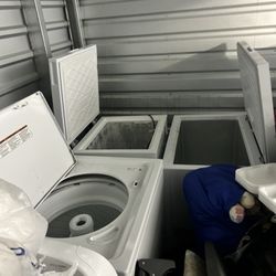 Washer And Dryer Set 1. 7 Cubic Ft 1. 3.5 Cubic Ft **AND** Deep Freezers