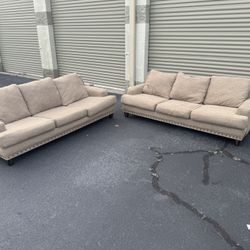 Beige Couch Set