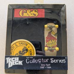 Tech Deck Collectors Series G&S Billy Ruff 1984
