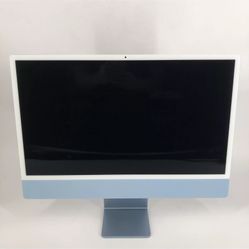 2021 Apple iMac 24" M1 3.2GHz 8GB RAM 256GB SSD Blue 