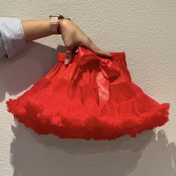Red Toddler Tutu Size S 