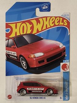 HOT WHEELS . J-IMPORTS . 1992 HONDA CIVIC EG. 