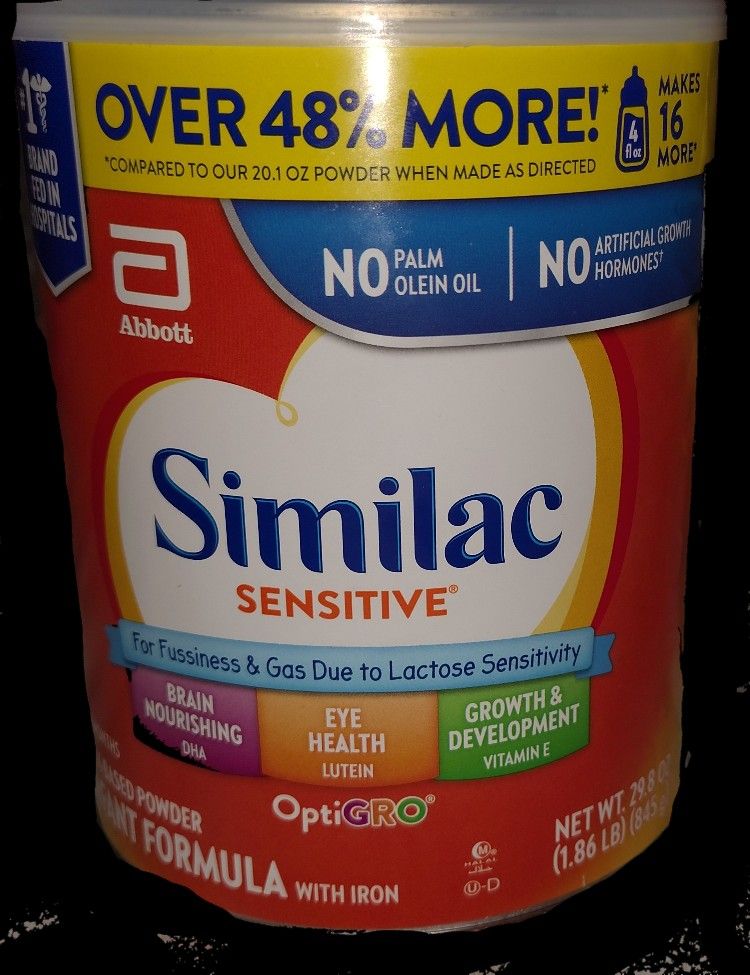 Similac Sensitive Infant Formula (3 Cans)