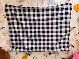 Reversible car seat canopy