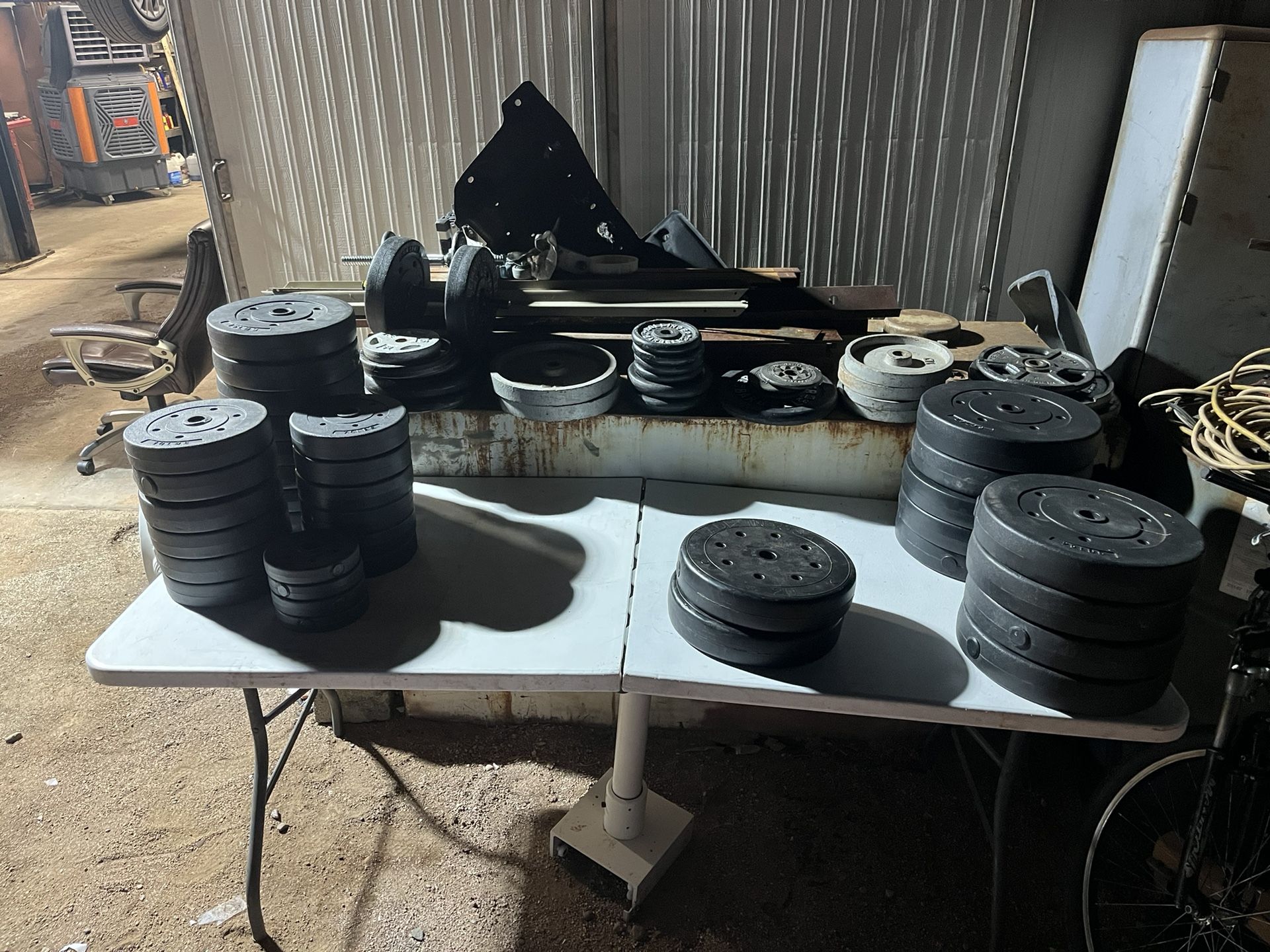 Weights plate weights Dumbbells