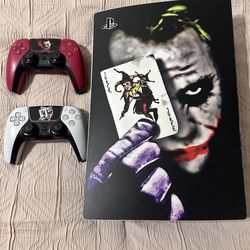 PS5 with 2 controllers