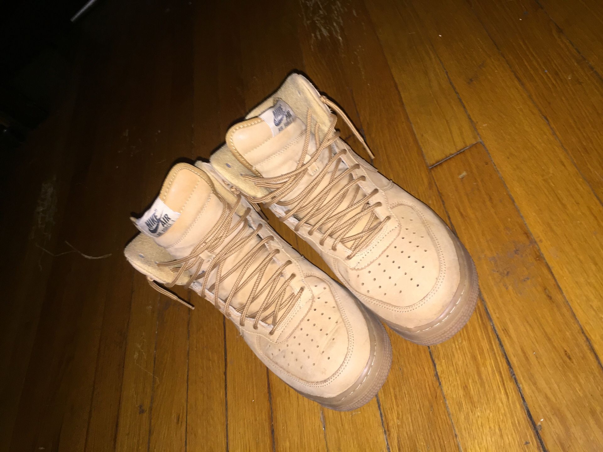 Wheat Air Force 1s