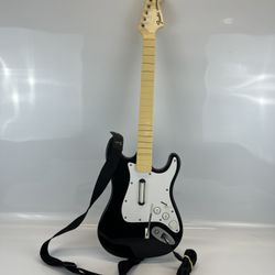 Xbox 360 Rock Band Fender Stratocaster Wired Guitar Harmonix 822152 SEE