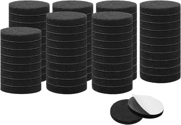 70Pcs Furniture Felt Pads round 3/4" Self-Stick Non-Slip Anti-Scratch Pads Floor