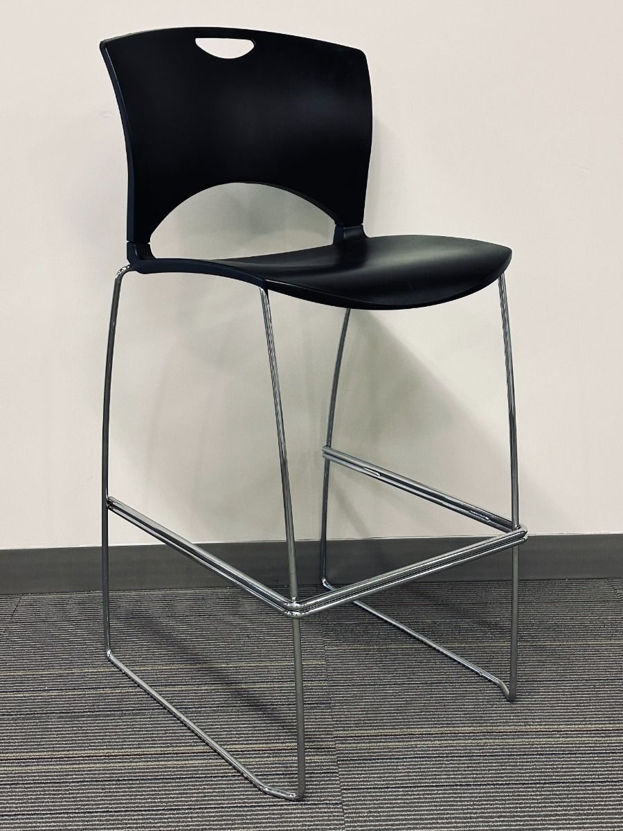 SitOnIt OnCall Bar Stool (Black)
