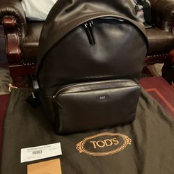 Tod'S Full Leather Backpack BRH58