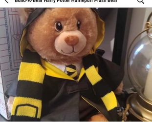 Build-A-Bear Harry Potter Hufflepuff Plush Bear