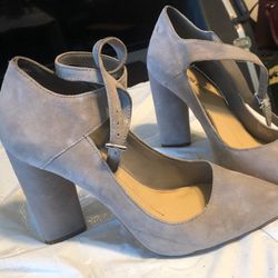 Gray Gianni Binni Heels - Size 7.5