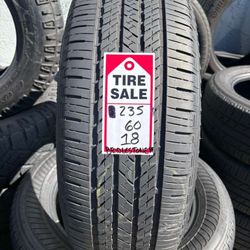 235-60-18 Bridgestone Alenza Runflat Full Used Tire Set $250 Free Mounting And Balancing 