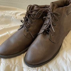 Women's Brown Ankle Boots, size 11