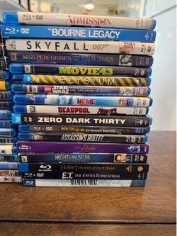 $5 EACH BLU RAY MOVIES. NO DIGITALS