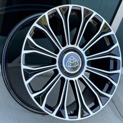 Maybach Benz 20” Staggered Wheels Floating Cap