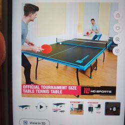Brand New Ping Pong Table With All Accessories 