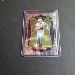 Justin Herbert Rookie Card 