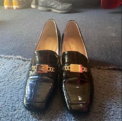 Liz claiborne block heel women’s pump upper leather