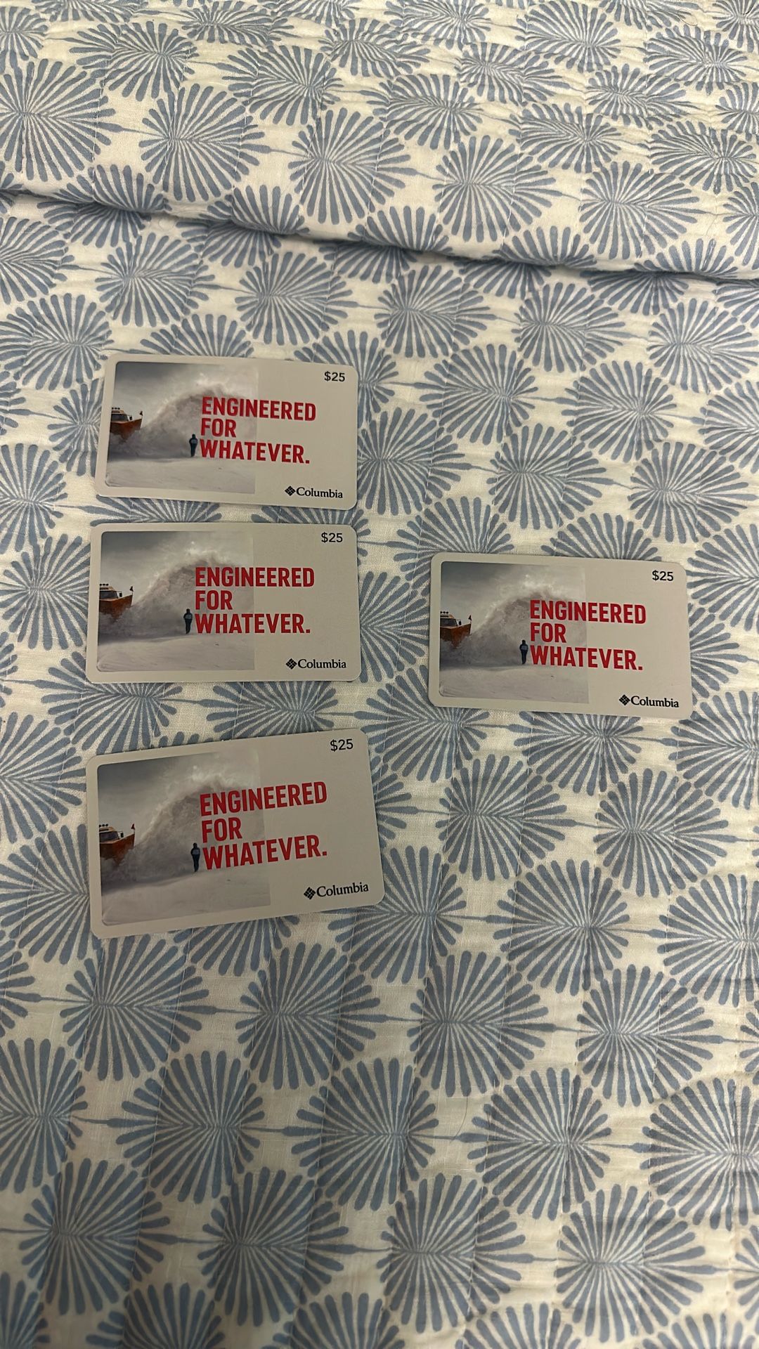 Columbia Coupons 25 $ each