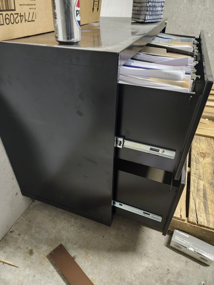 Dark File Cabinet 