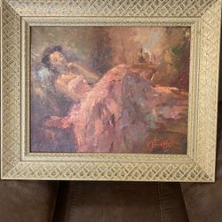 Arnold Turtle Painting Oil On Canvas Signed 