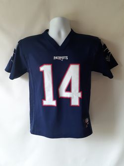 New England Patriots boys football Jersey #14 Brandin Cooks size M (10-12)