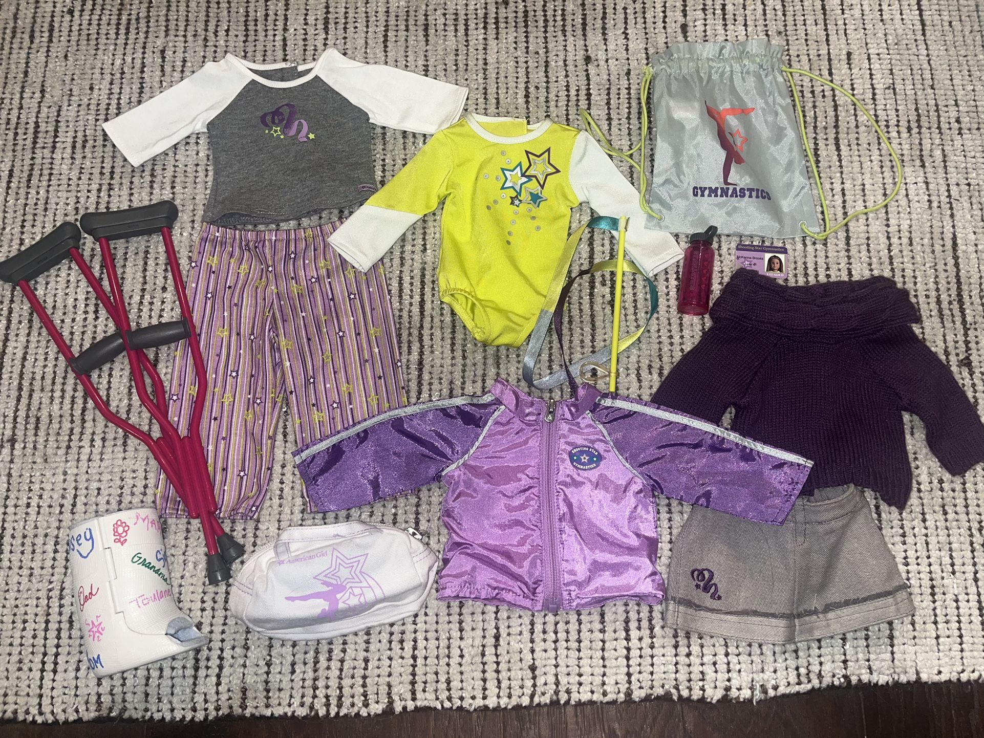 American Girl Doll McKenna Clothes And Accessories Lot
