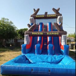 20 Ft Double Water Slide