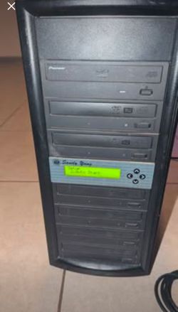 CD/DVD Duplicator (1 to 6) with 160GB HDD - Excellent Condition!