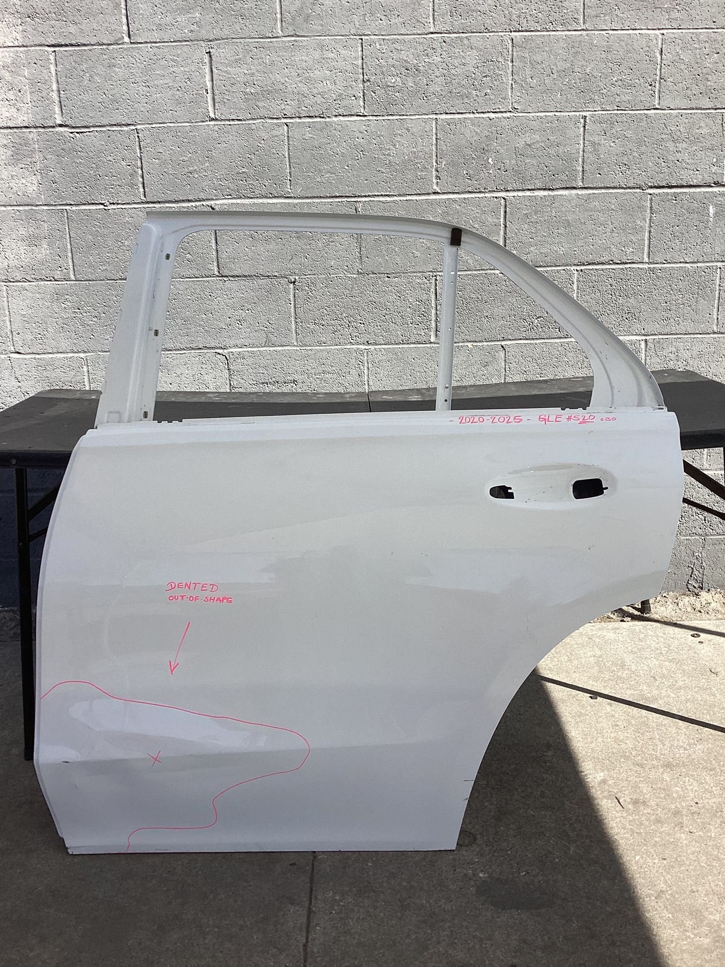 2020 - 2025 MERCEDES GLE - Rear Passenger Side Door OEM