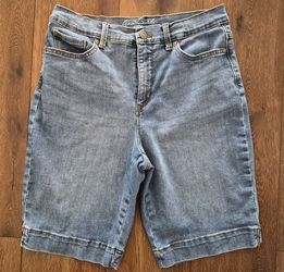 Gloria Vanderbilt Amanda Jean Shorts All Around Slimming Effect Sz 8P